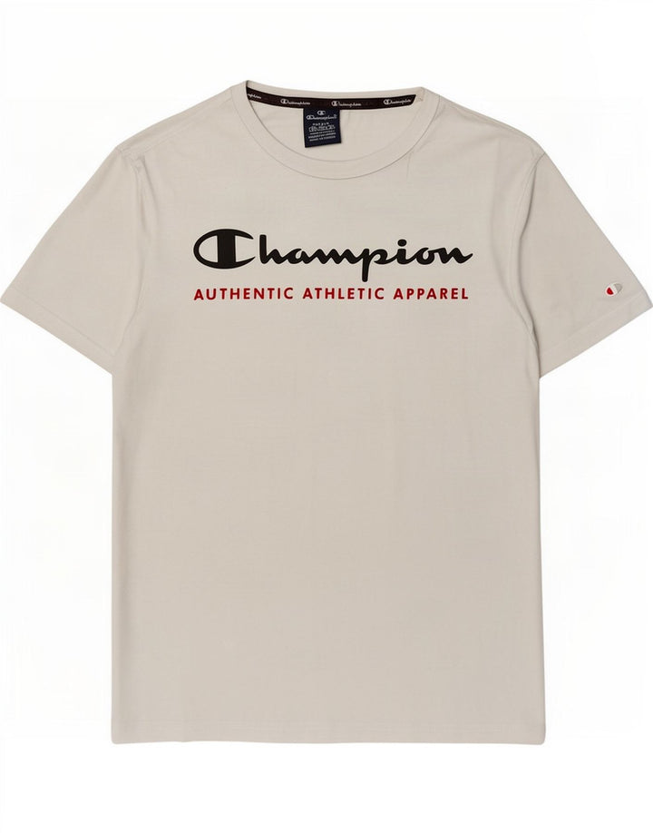 T-shirt grafica da uomo Champion Top piccola bianca