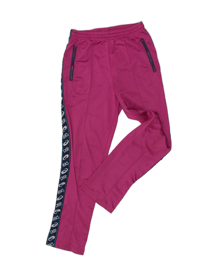 ASICS Womens Tracksuit Trousers Medium Pink Vintage Asics and Second-Hand Asics from Messina Hembry 