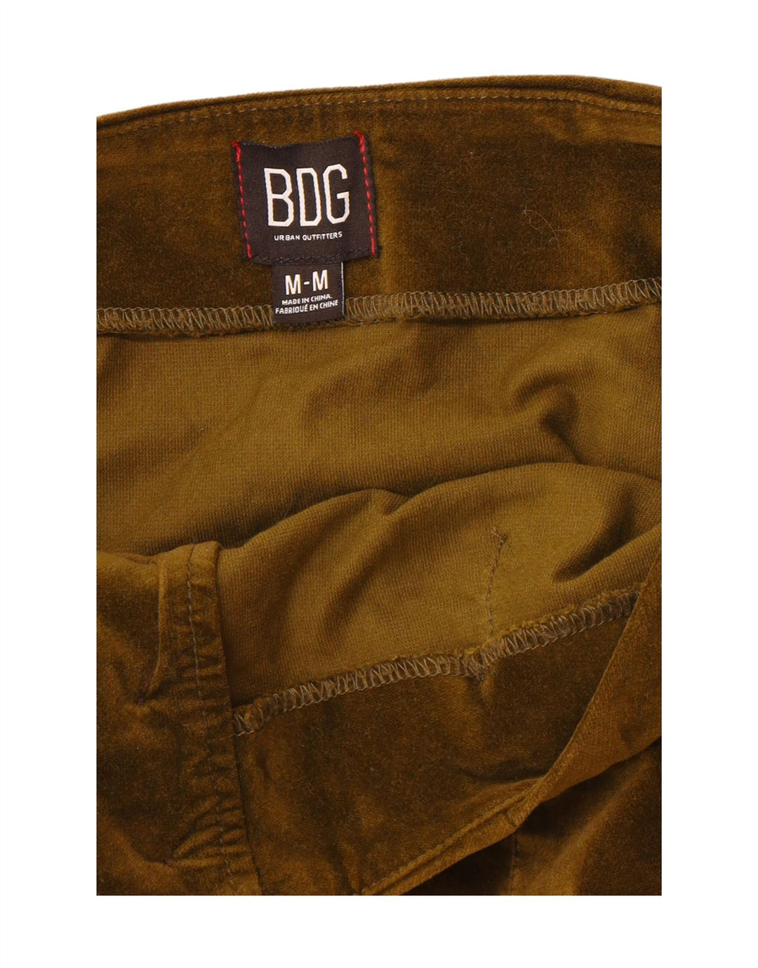 BDG Womens Mini Skirt Medium W30 Khaki Cotton