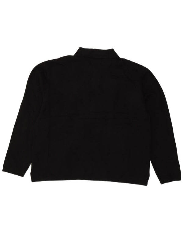 Maglione Zara da uomo con collo alto XL in viscosa nera