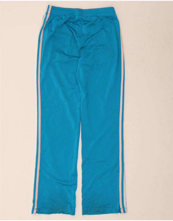 Pantaloni della tuta da donna Adidas UK 10 Small Blu Poliestere