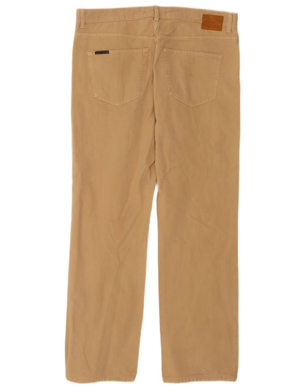 Pantaloni casual dritti da uomo Gant W36 L32 in cotone beige