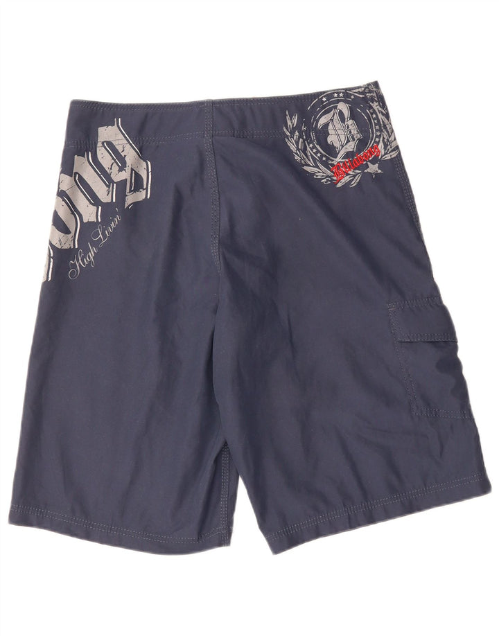 Pantaloncini da bagno grafici da uomo Billabong medio poliestere blu navy