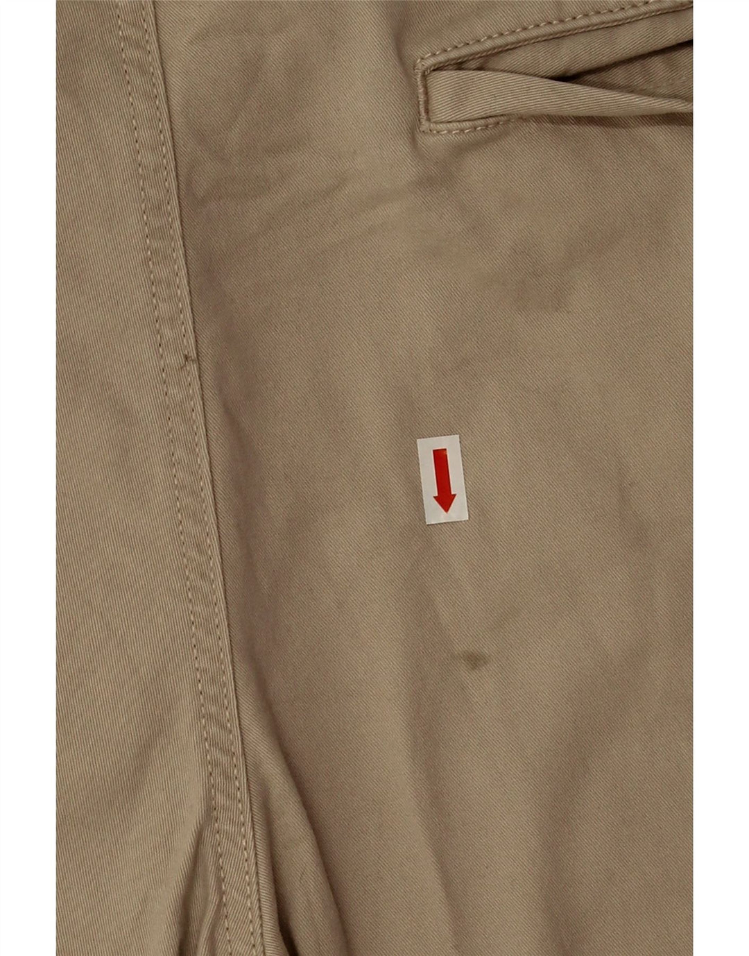 Pantaloncini chino da uomo Tommy Hilfiger W29 piccoli in cotone beige