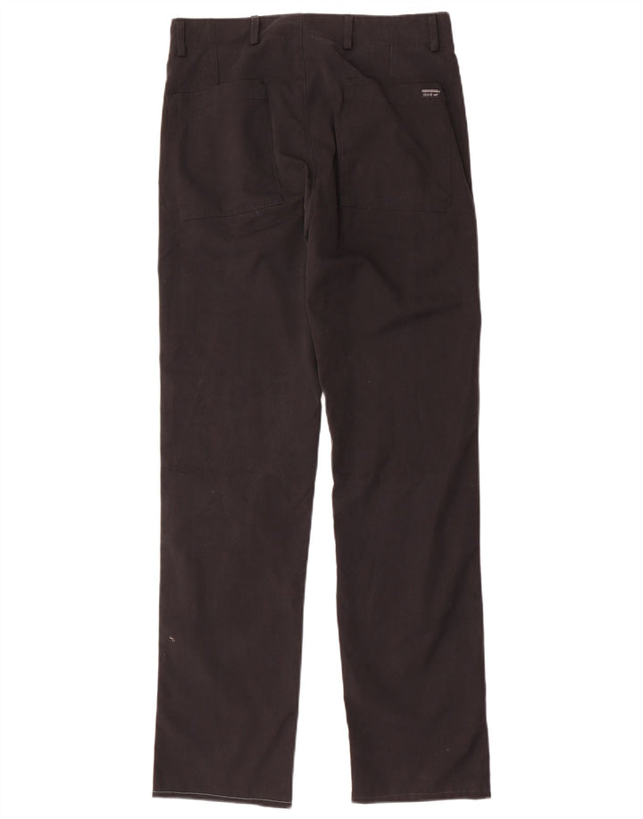 GAS Womens Straight Chino Trousers W30 L32 Black Polyester