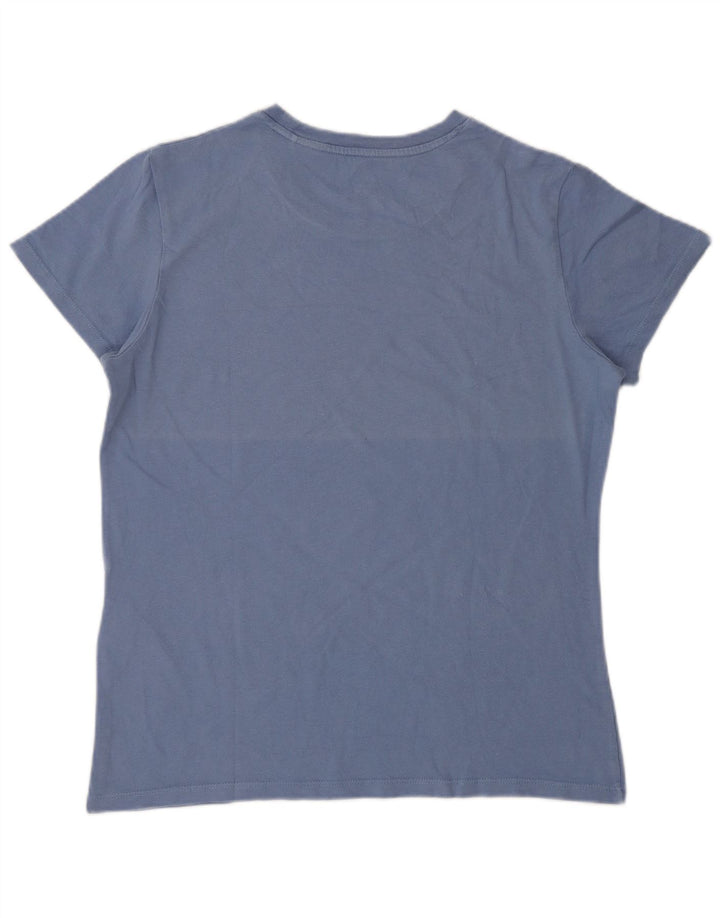 T-shirt grafica da donna Levi's Top UK 14 cotone blu medio