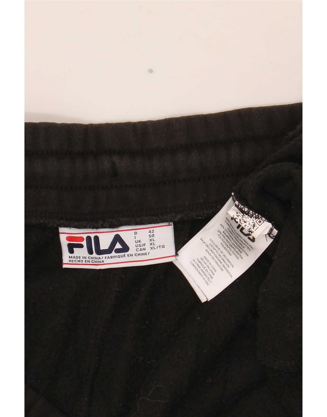 Pantaloni da tuta da donna Fila Joggers XL in cotone nero