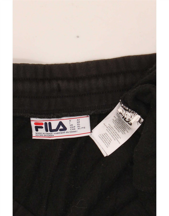 Pantaloni da tuta da donna Fila Joggers XL in cotone nero