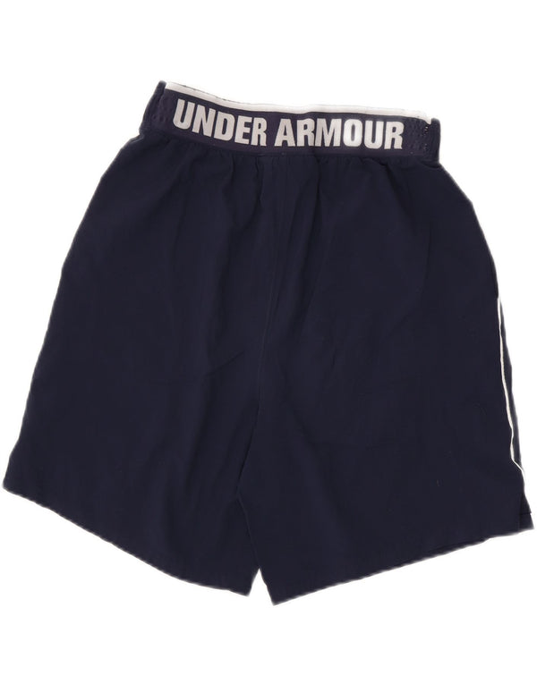 Pantaloncini sportivi Under Armour da uomo Heat Gear Graphic poliestere medio blu navy