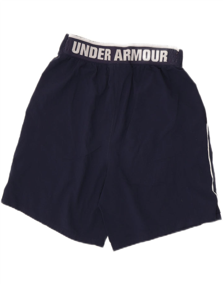 Pantaloncini sportivi Under Armour da uomo Heat Gear Graphic poliestere medio blu navy
