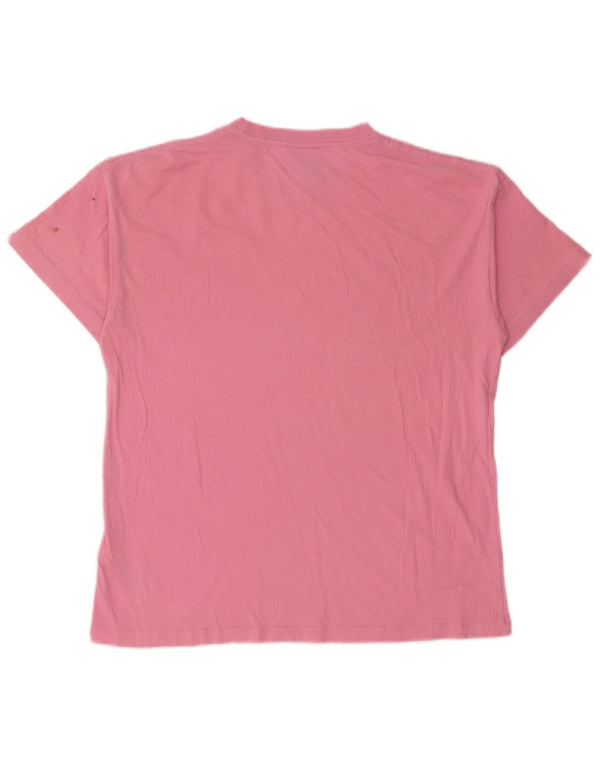 DIADORA T-shirt Top Bambina 13-14 Anni 2XL Cotone Rosa