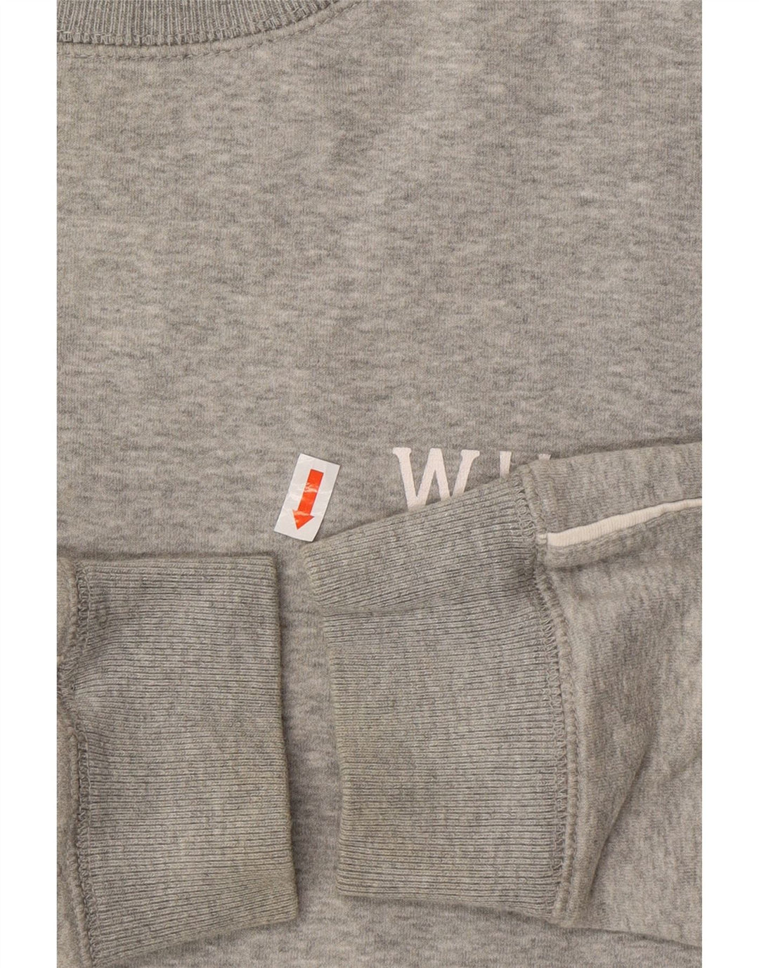 JACK WILLS Felpa da donna Maglione UK 12 Cotone grigio medio