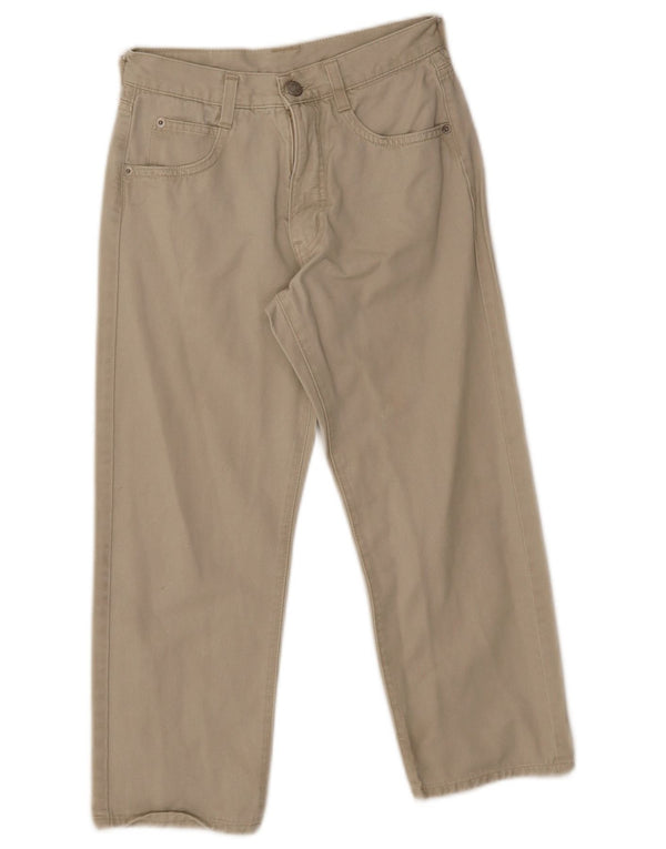 Pantaloni casual dritti Armani per ragazzi 6-7 anni in cotone beige