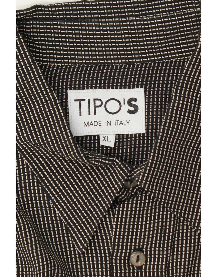 Camicia Tipo' S da uomo XL a righe nere