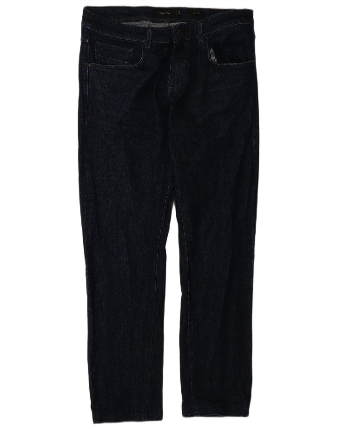 Jeans slim da uomo Massimo Dutti EU 40 Medio W31 L28 Cotone blu navy