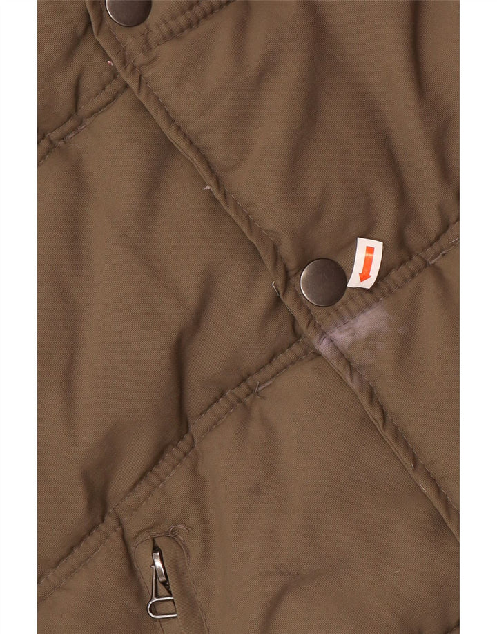 Giacca imbottita da donna Superdry UK 14 nylon beige medio