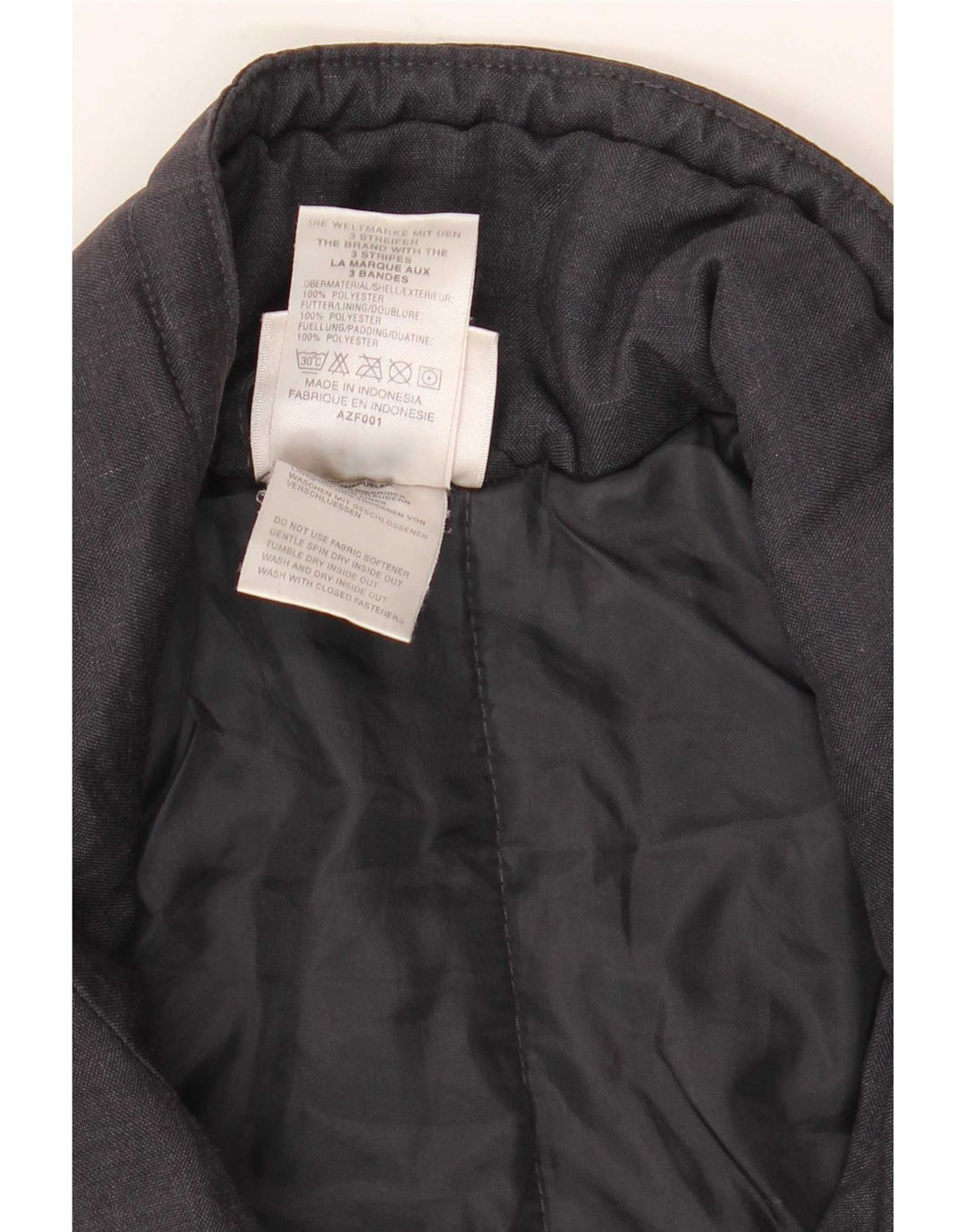 Giacca utility da uomo Adidas UK 44/46 grande poliestere nero