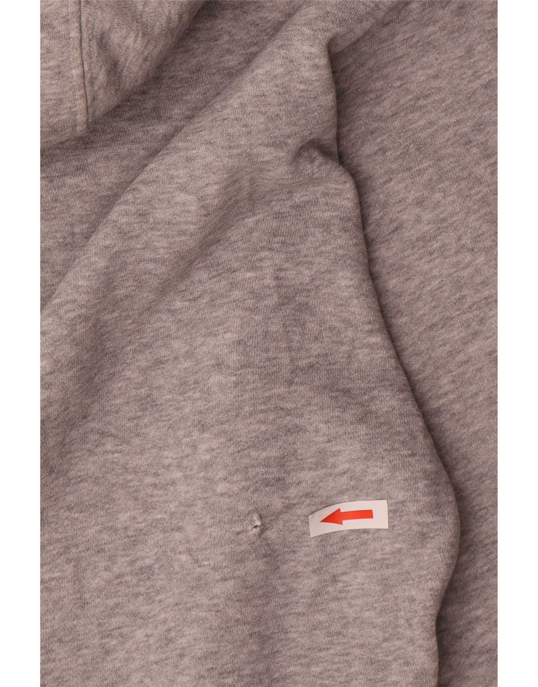 Felpa con cappuccio grafica da uomo Adidas in cotone grigio medio