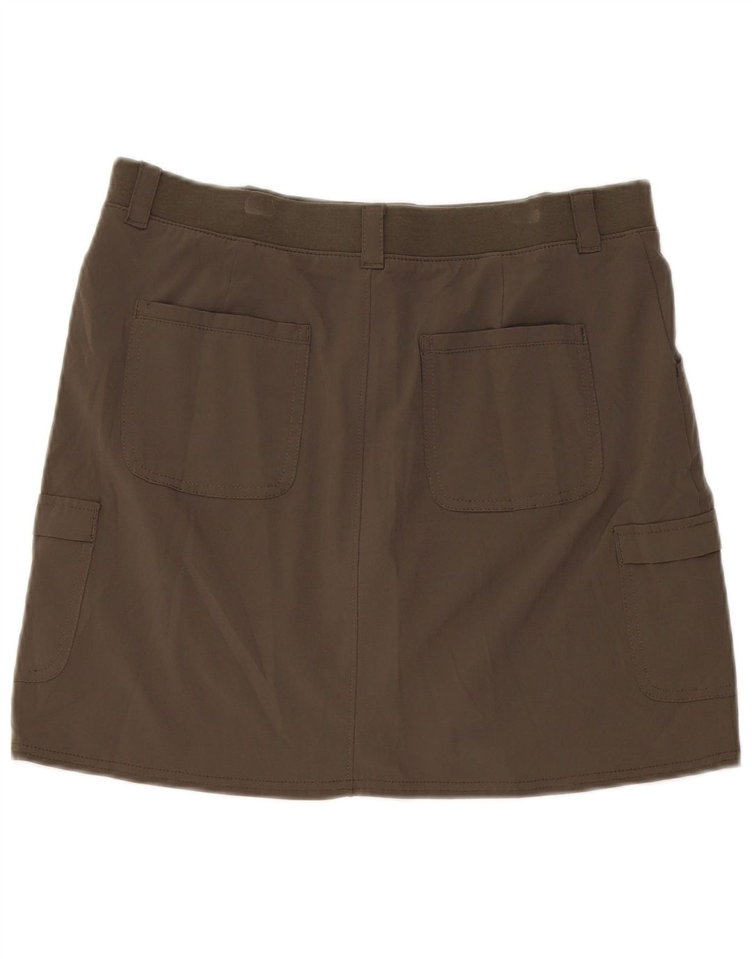 Gonna Lee da donna vestibilità comoda US 10 grande poliestere kaki