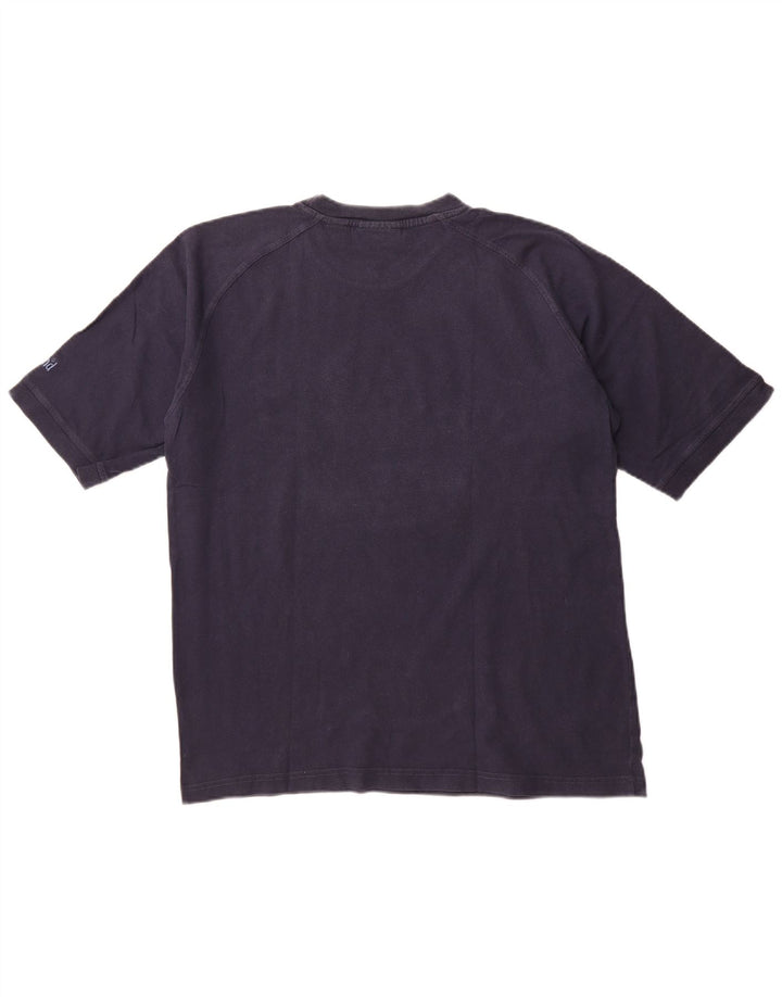 TIMBERLAND T-shirt grafica da uomo Top grande in cotone blu navy