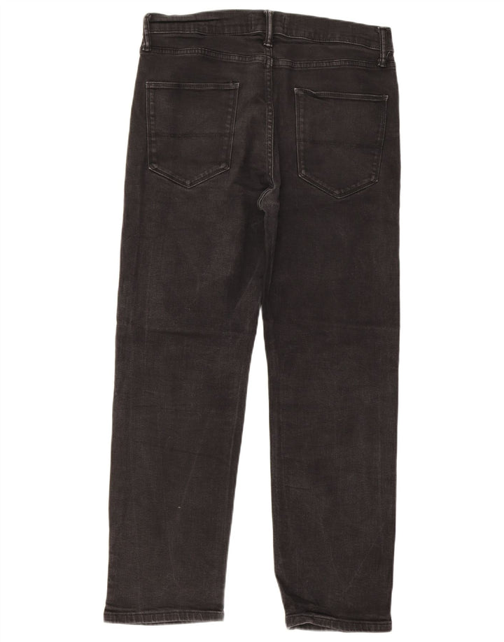 Jeans dritti da uomo Marks & Spencer W32 L29 cotone nero