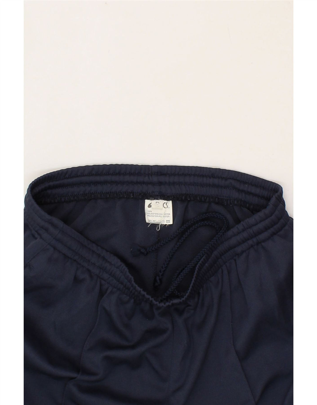 ASICS Womens Tracksuit Trousers UK 8 Small Navy Blue Polyester Vintage Asics and Second-Hand Asics from Messina Hembry 