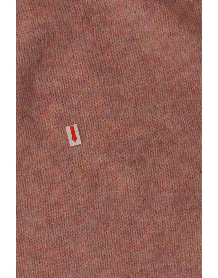 Maglione maglione girocollo da uomo MC Kenzy in lana rosa medio