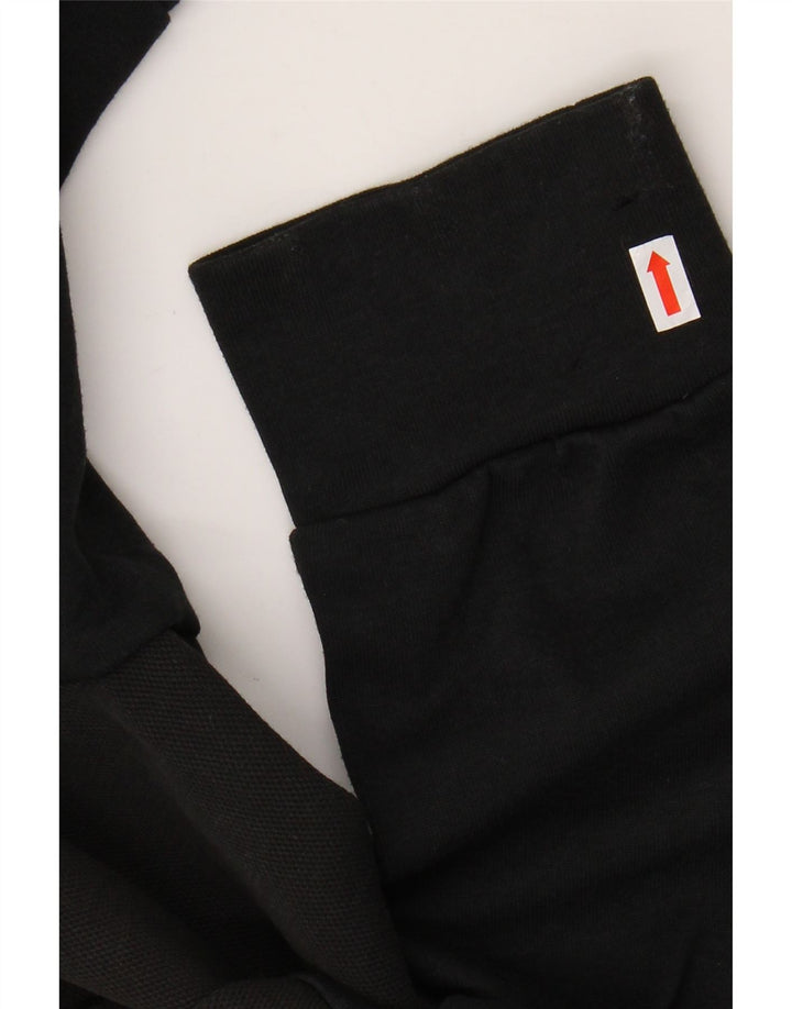 Maglione con cappuccio e zip da uomo ADIDAS grande in cotone nero