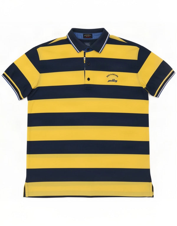 Polo da uomo Paul & Shark 2XL cotone a righe gialle