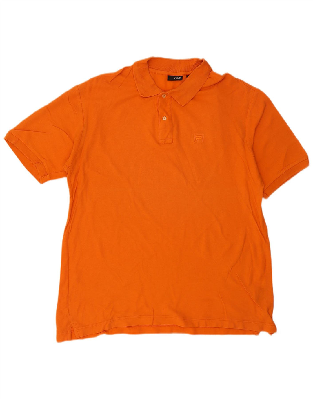 Polo da uomo FILA XL in cotone arancione