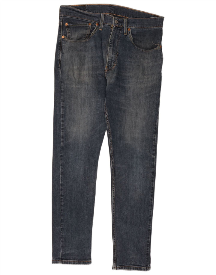 Jeans Levi's Uomo 512 Slim affusolati W34 L30 Blu Navy