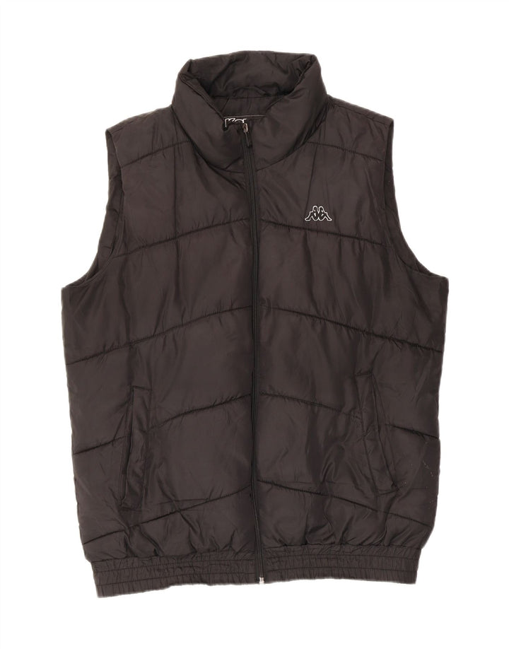 Gilet imbottito da donna Kappa UK 18 XL poliestere nero