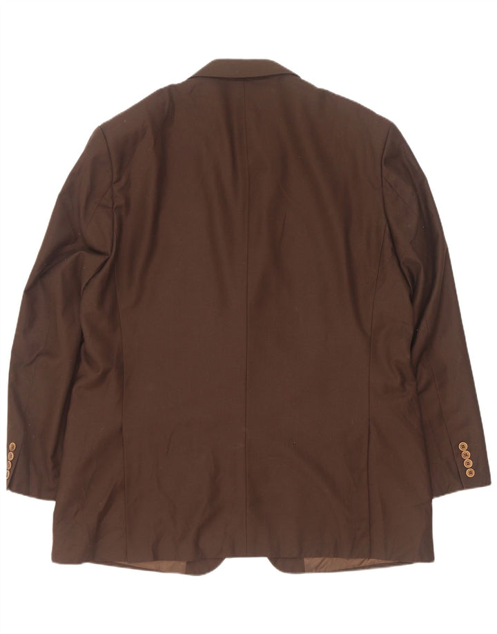 Giacca blazer da uomo a 2 bottoni Pierre Cardin IT 58 4XL Marrone