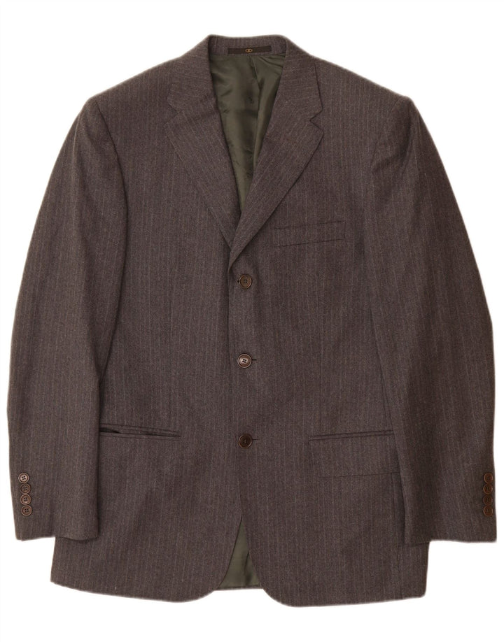 Valentino Abito Uomo 3 Bottoni 2 Pezzi IT 48 Medio W32 L29 Gessato Grigio