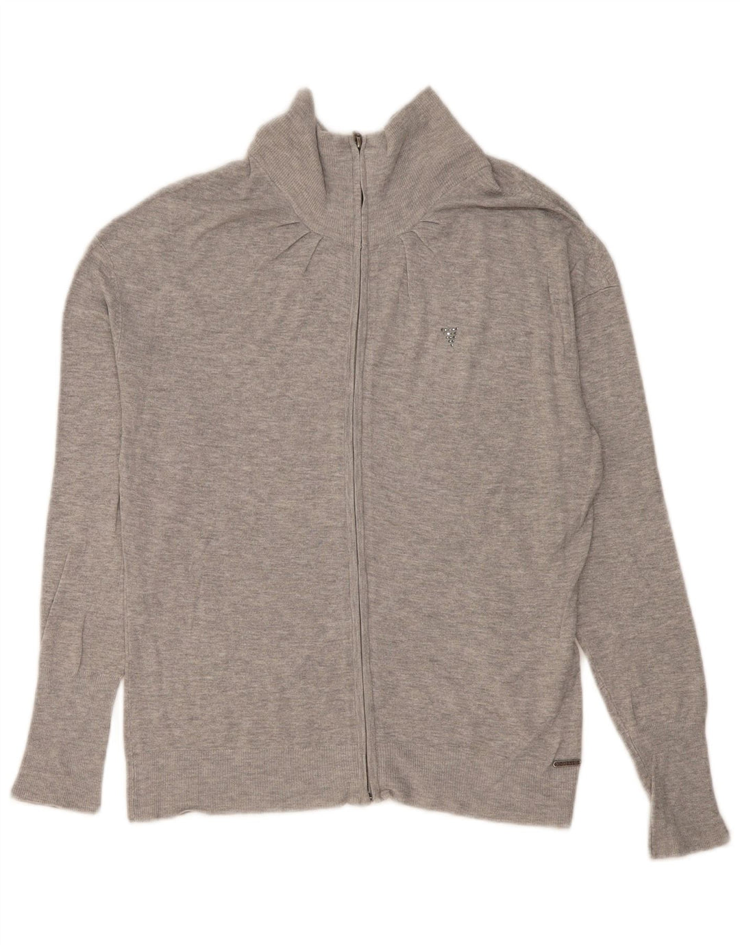 Maglione cardigan da donna Guess UK 12 Viscosa grigio medio