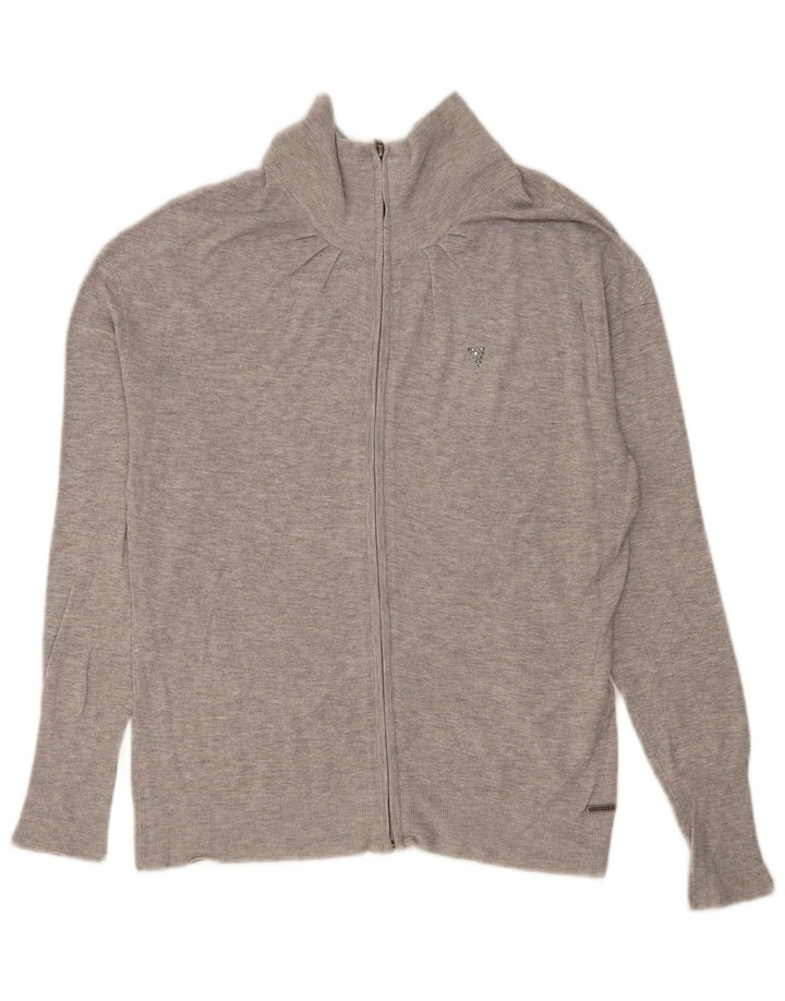 Maglione cardigan da donna Guess UK 12 Viscosa grigio medio