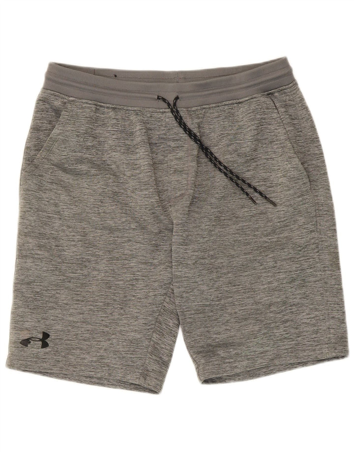 UNDER ARMOUR Mens Sport Shorts Large  Grey Flecked Polyester
