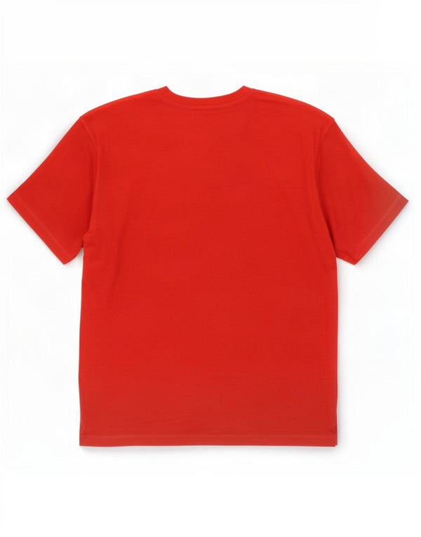 T-shirt grafica da uomo Marlboro Classics Top grande in cotone rosso
