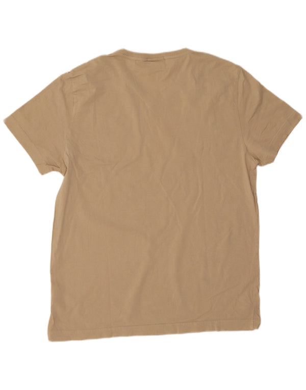 Gant T-shirt slim fit da uomo 2XL in cotone beige
