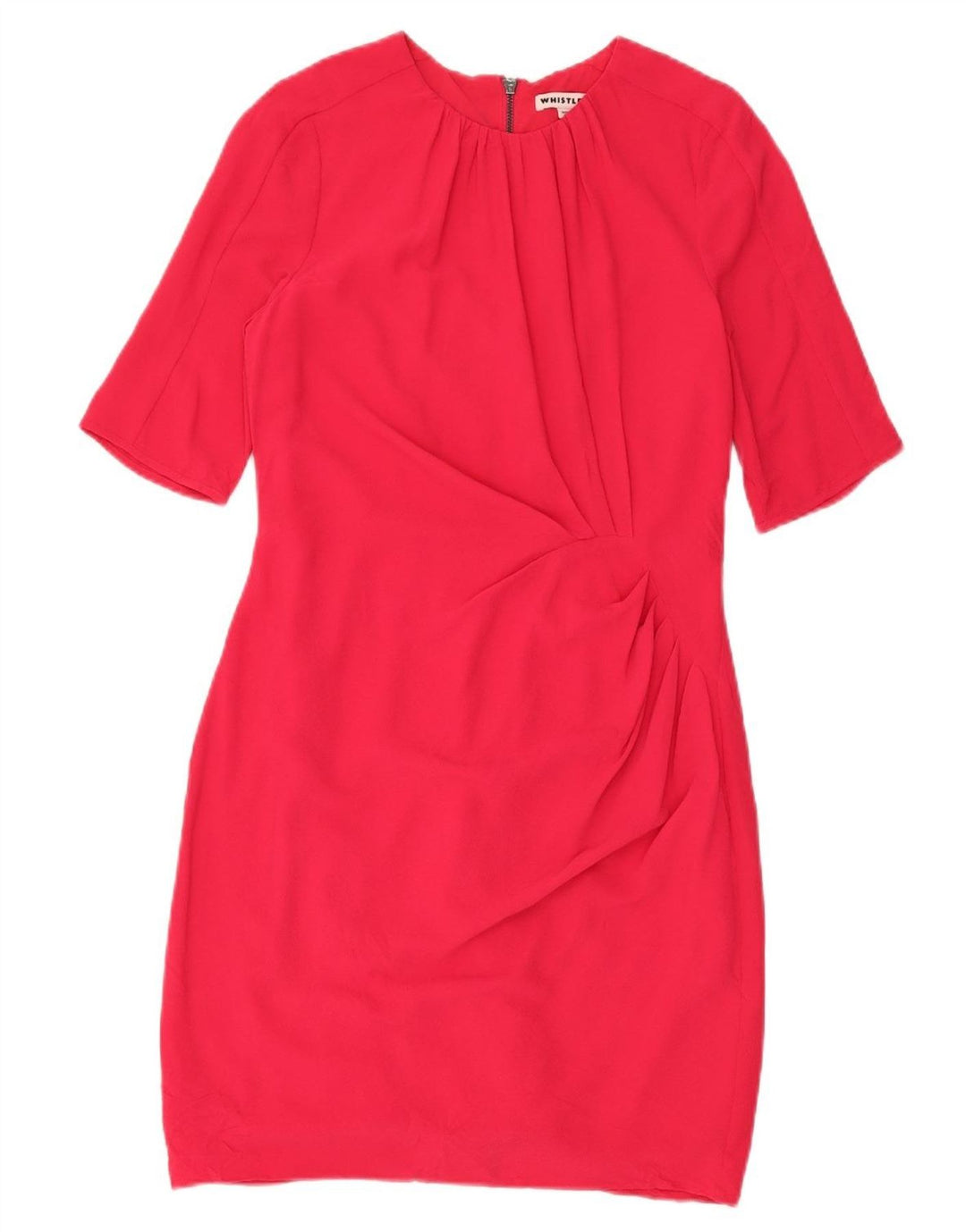Abito tubino da donna Whistles UK 12 poliestere rosso medio