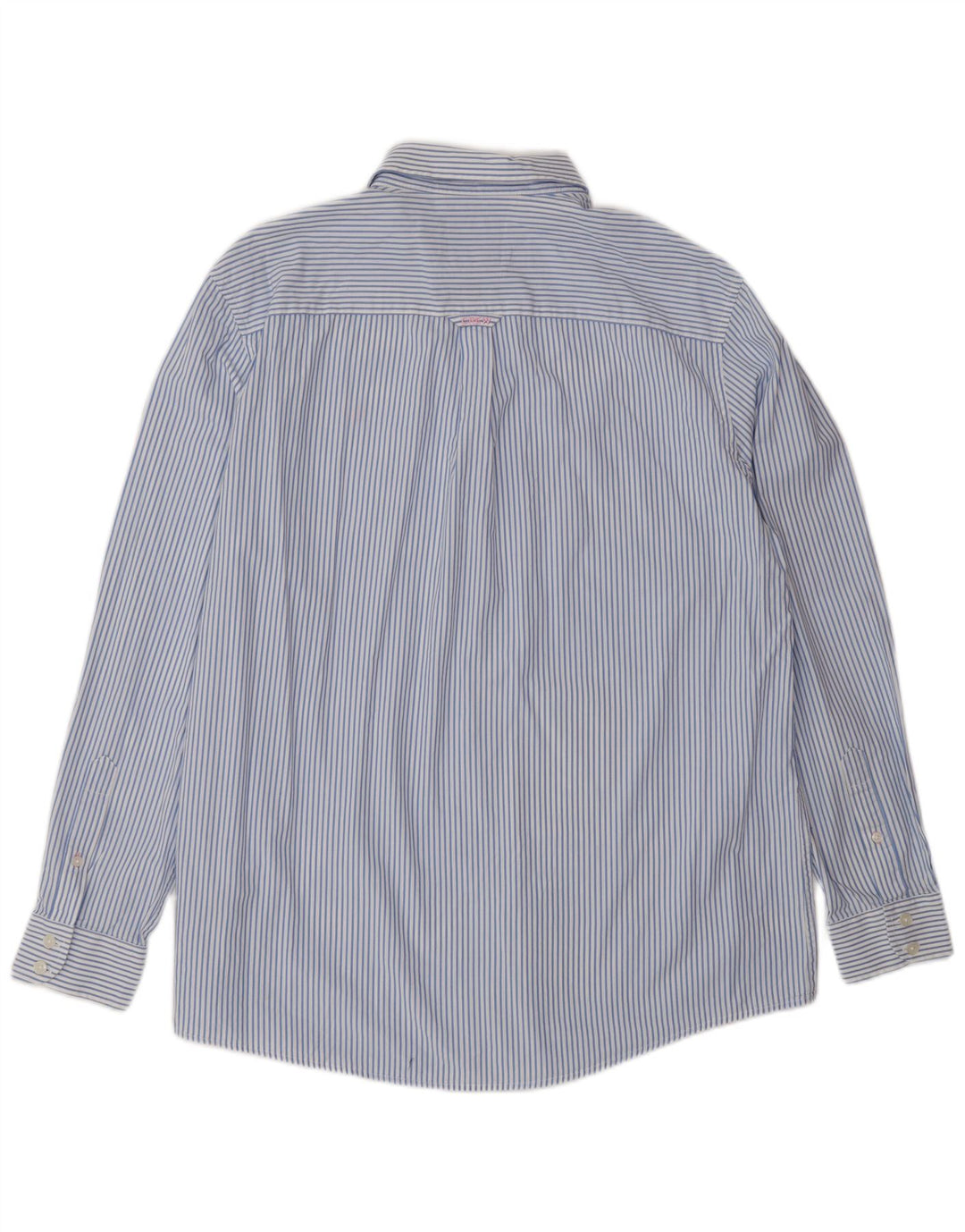 Crew Clothing Camicia da uomo dalla vestibilità classica XL in cotone a righe blu