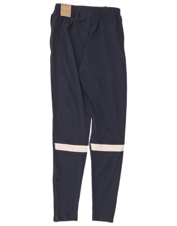 Pantaloni da tuta Nike Dri Fit da uomo, piccoli, in poliestere color block blu navy