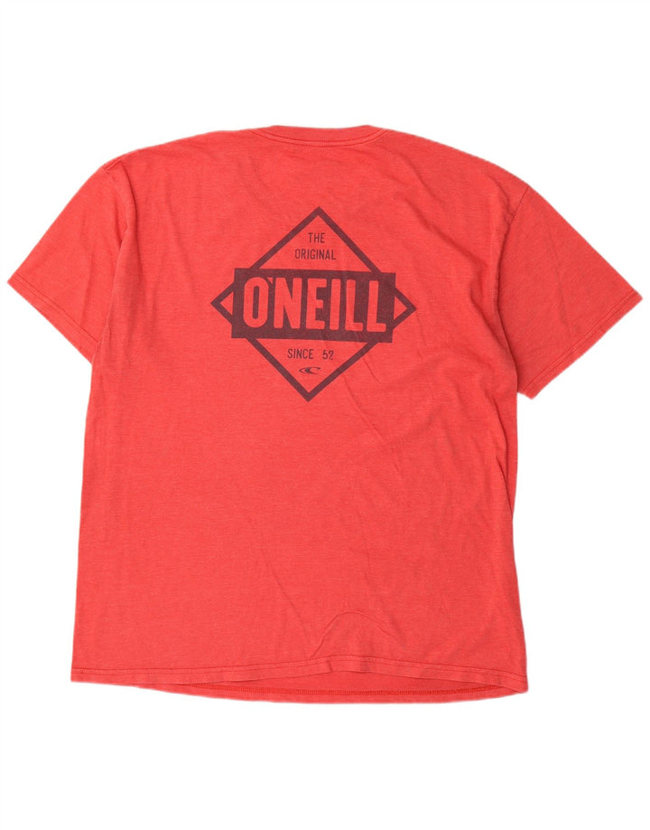 T-shirt grafica da uomo O'Neill Top XL in cotone rosso