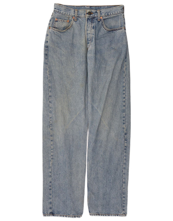 Jeans dritti a vita alta da uomo Levi's W30 L32 cotone blu