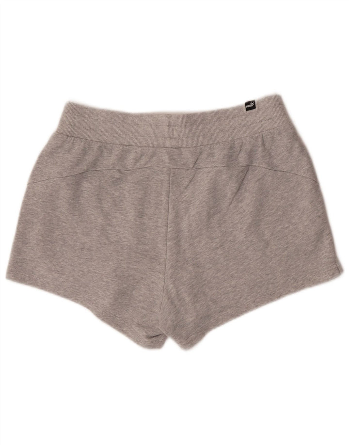 Pantaloncini sportivi da donna Puma UK 12 cotone grigio medio