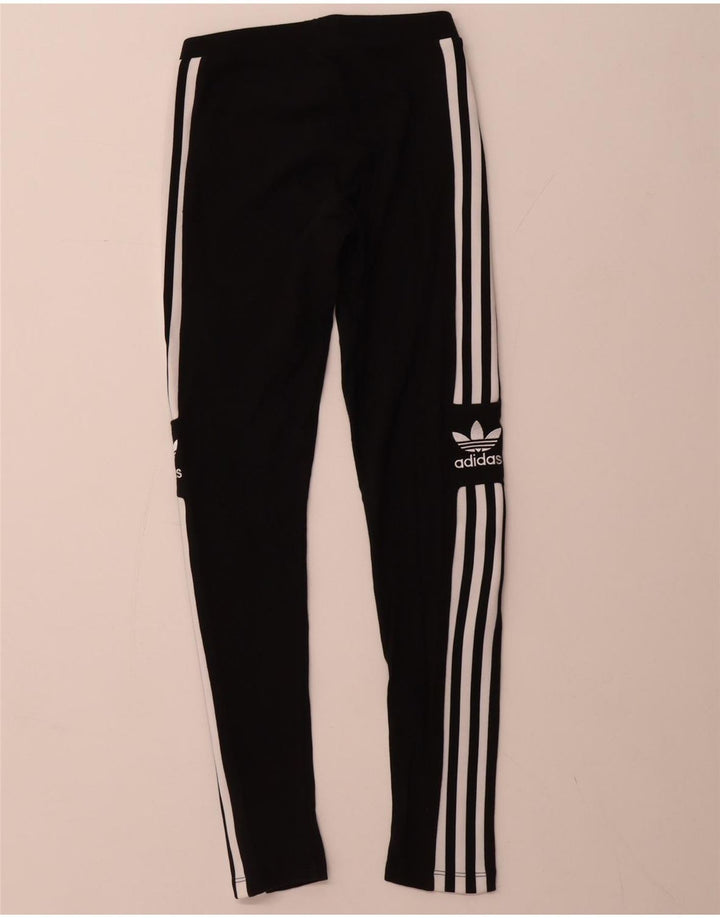 Leggings grafici da donna ADIDAS UK 6 XS cotone nero