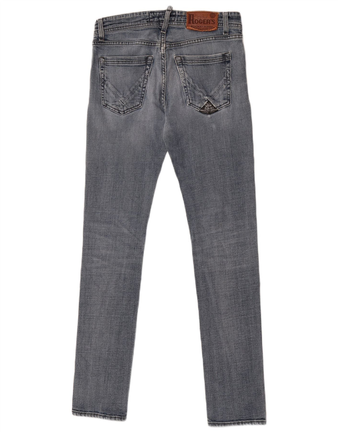 Jeans slim da uomo Roy Rogers W29 L32 cotone blu