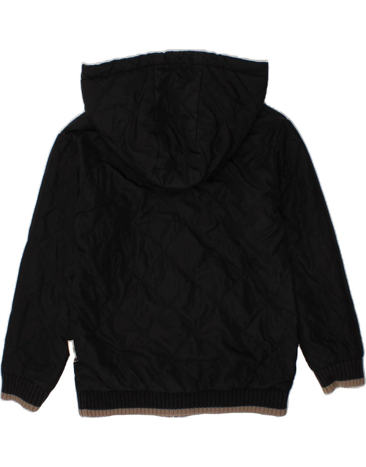 Giacca reversibile con cappuccio BURBERRY per ragazzi 4-5 anni in poliestere nero