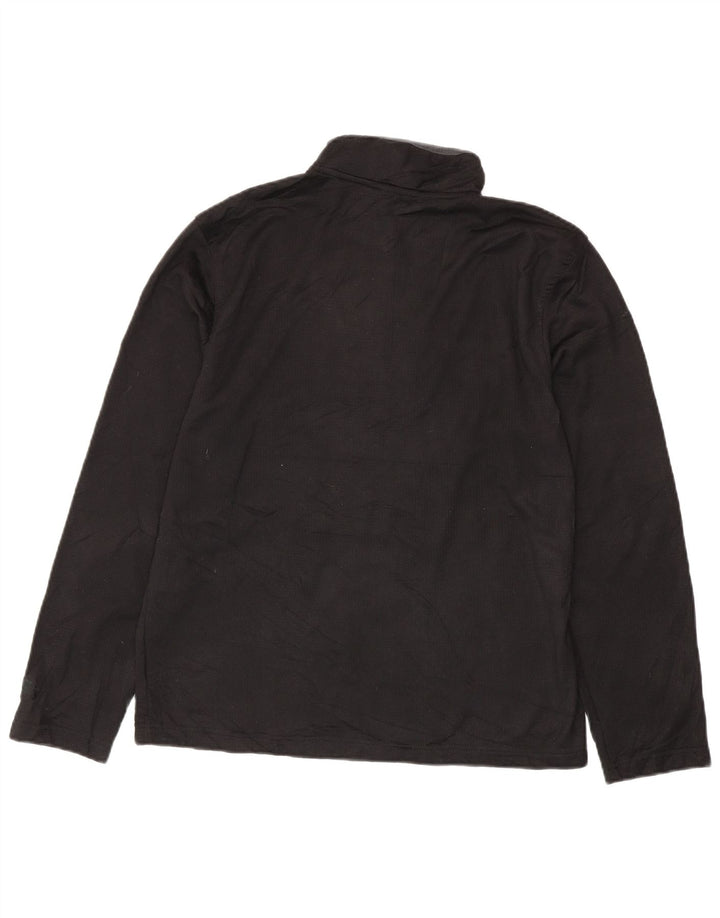 Top da tuta pullover con zip e collo da uomo Starter UK 38/40 medio nero