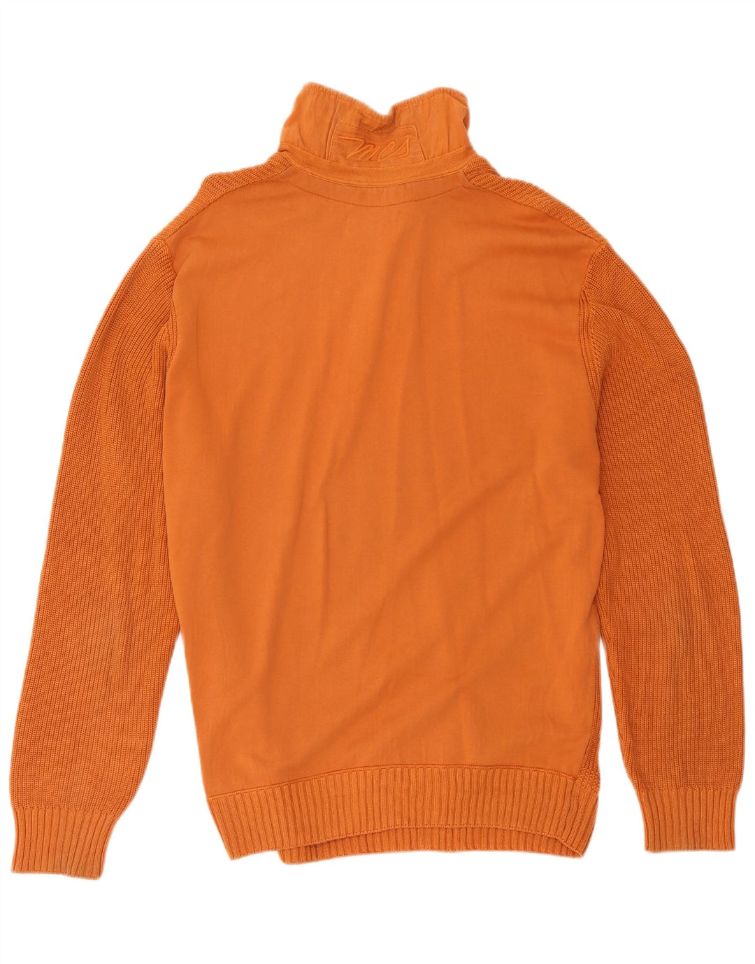Maglione da uomo con collo con zip Marlboro Classics 2XL cotone arancione